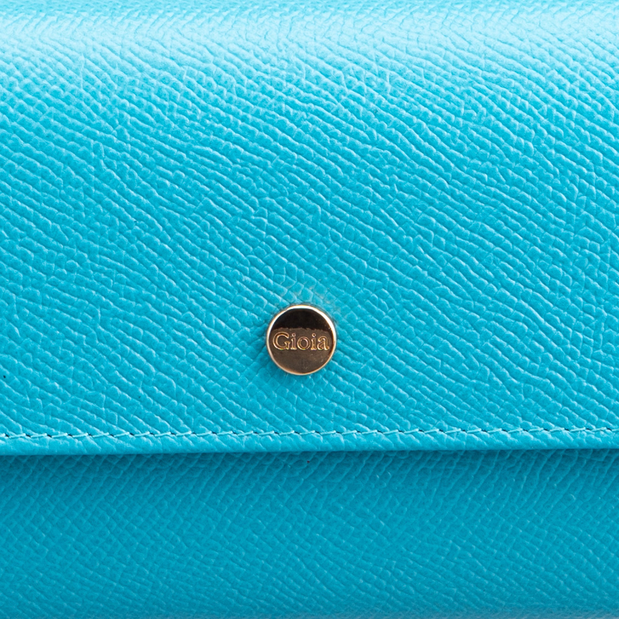 Saffiano Flapover Clutch#Color_Blue