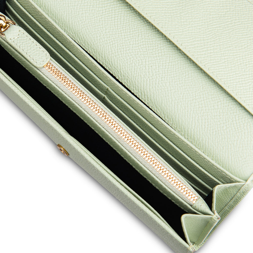 Saffiano Flapover Clutch