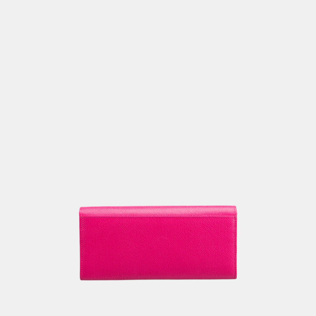 Saffiano Flapover Clutch