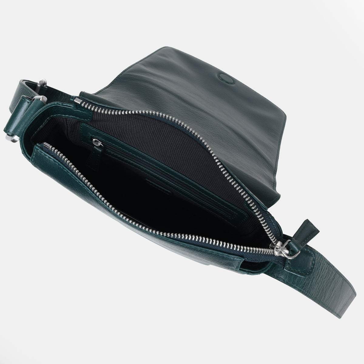 Sergio Small Leather Crossbody Bag#Color_Green