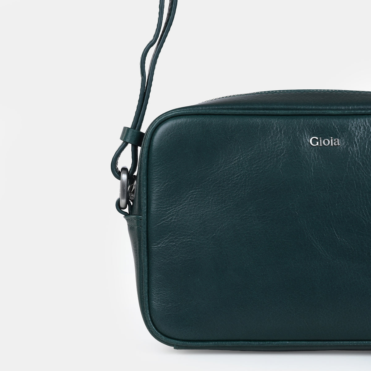 Sergio Leather  Crossbody Bag#Color_Green