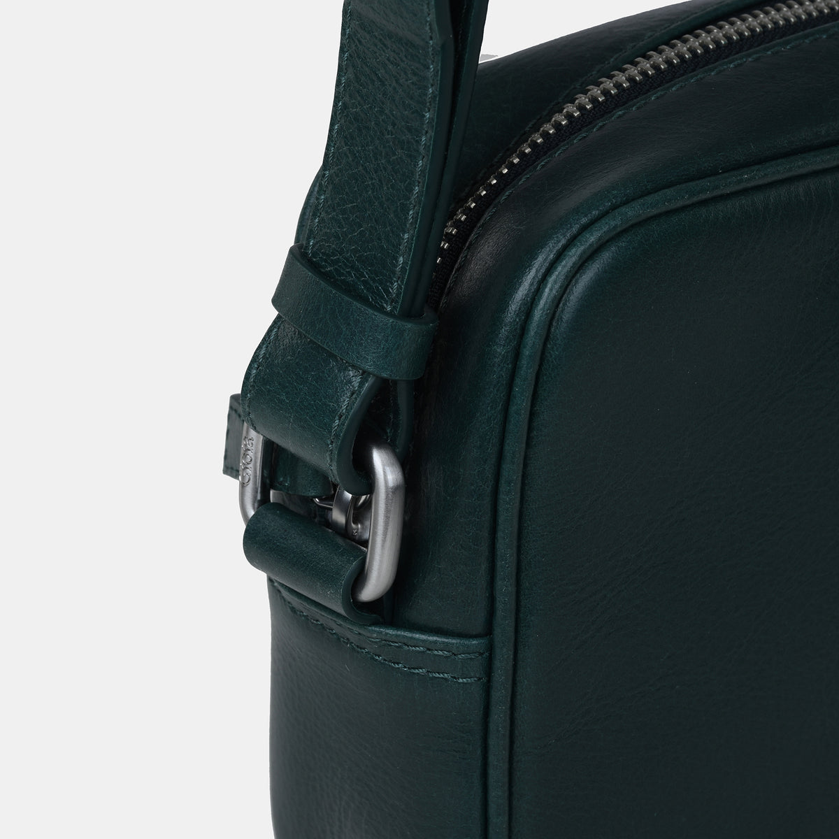 Sergio Leather  Crossbody Bag#Color_Green