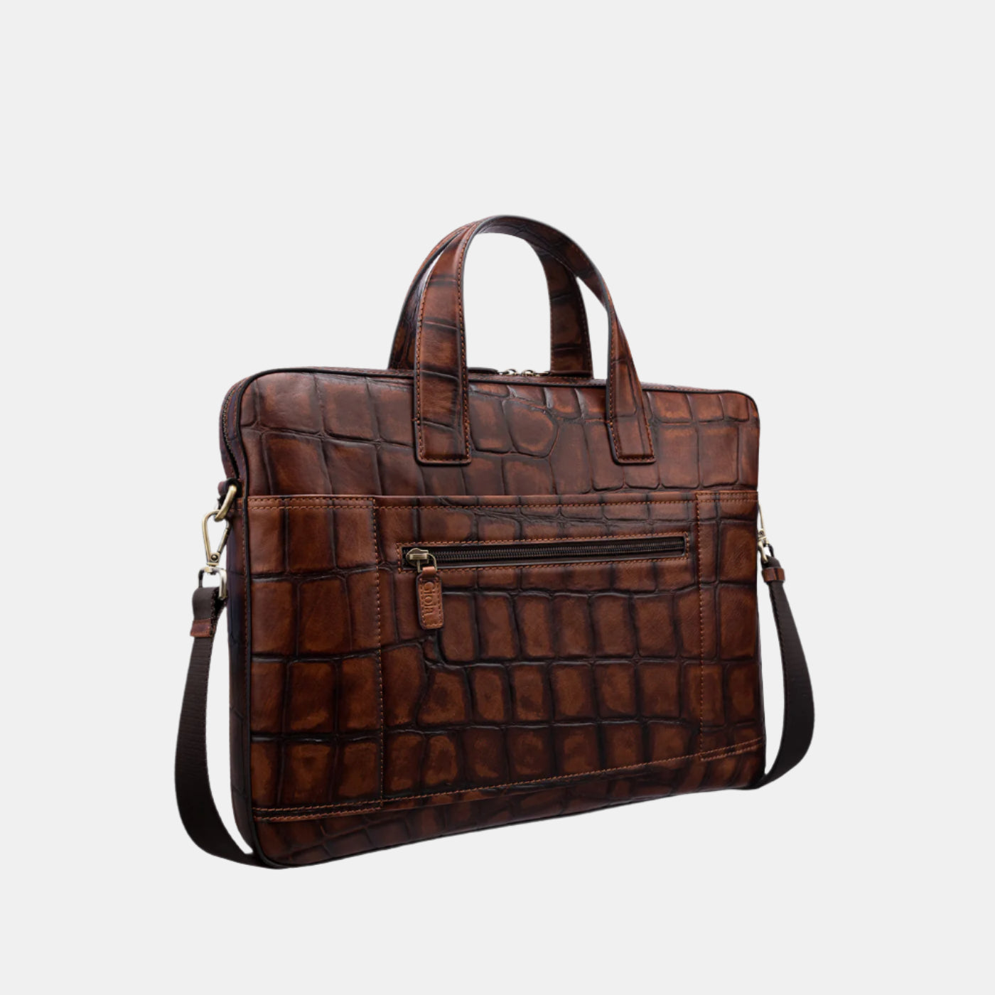 Spalle Coco Laptop Bag#Color_Brown