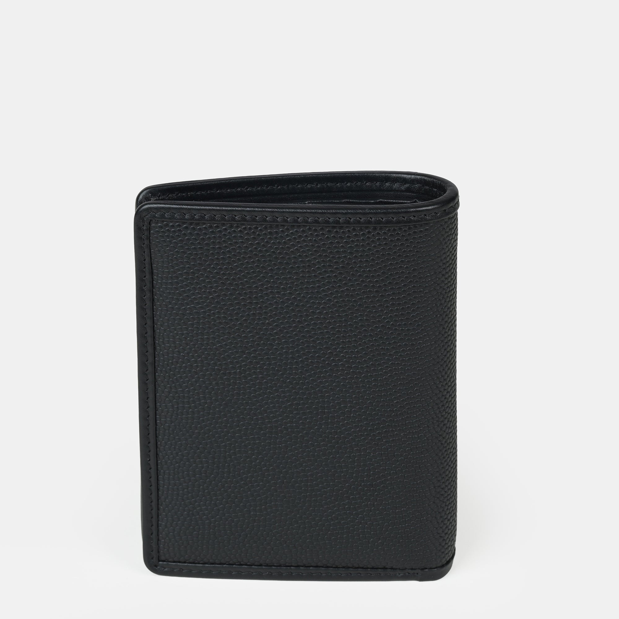 Enzo Bifold Wallet 4 cc with Coin Case#Color_Black