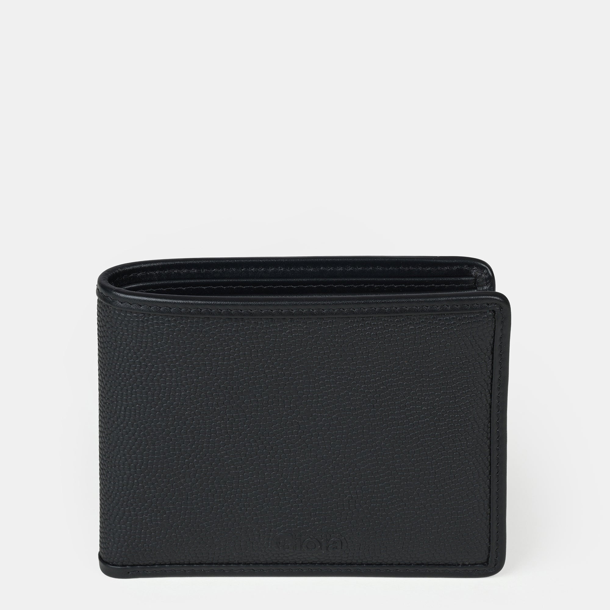 Enzo Bifold Wallet 10 cc with ID Insert#Color_Black