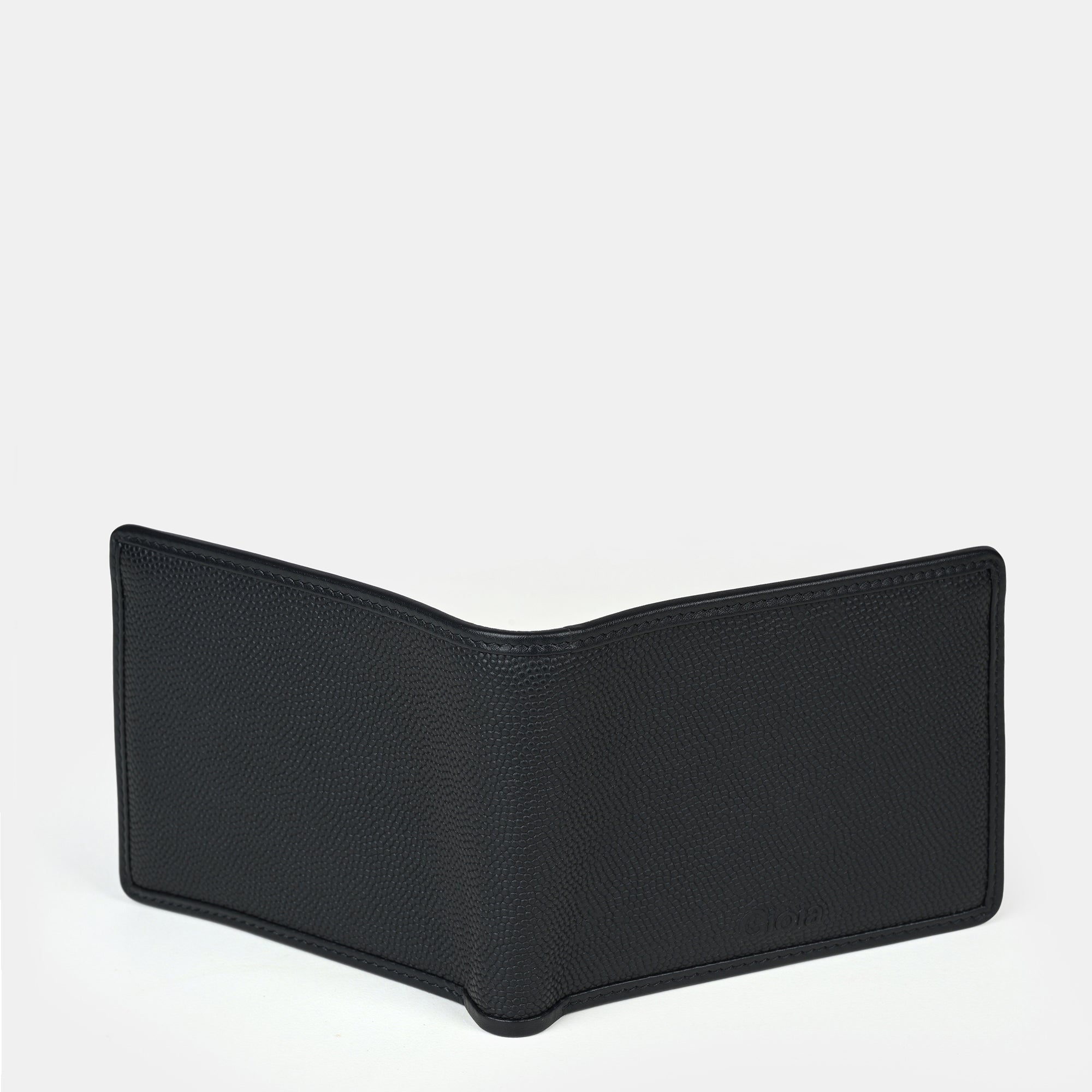 Enzo Bifold Wallet 10 cc with ID Insert#Color_Black