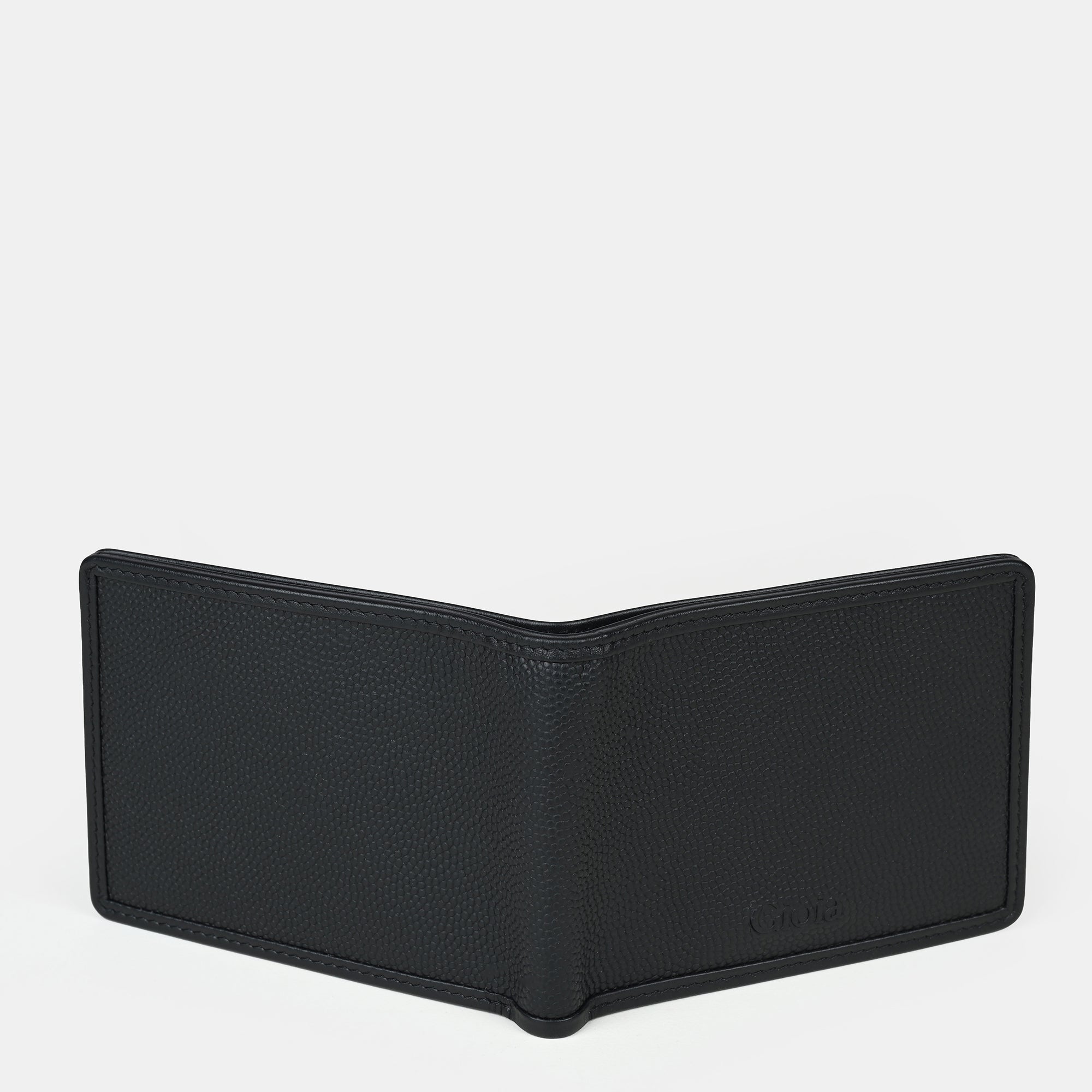 Italian Textured Mini Bifold Wallet 6cc