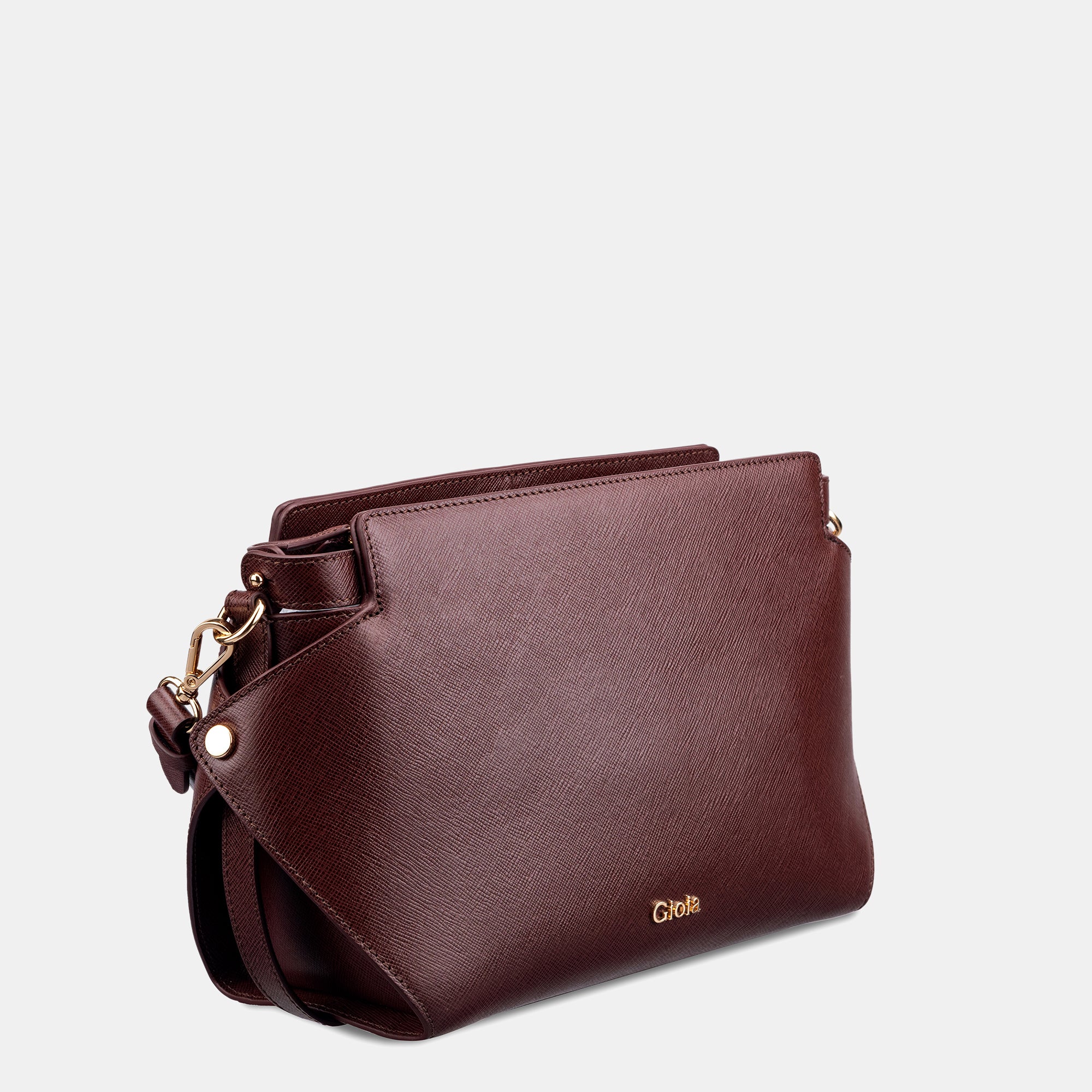 Valeria Medium Multiway Crossbody#Color_Brown