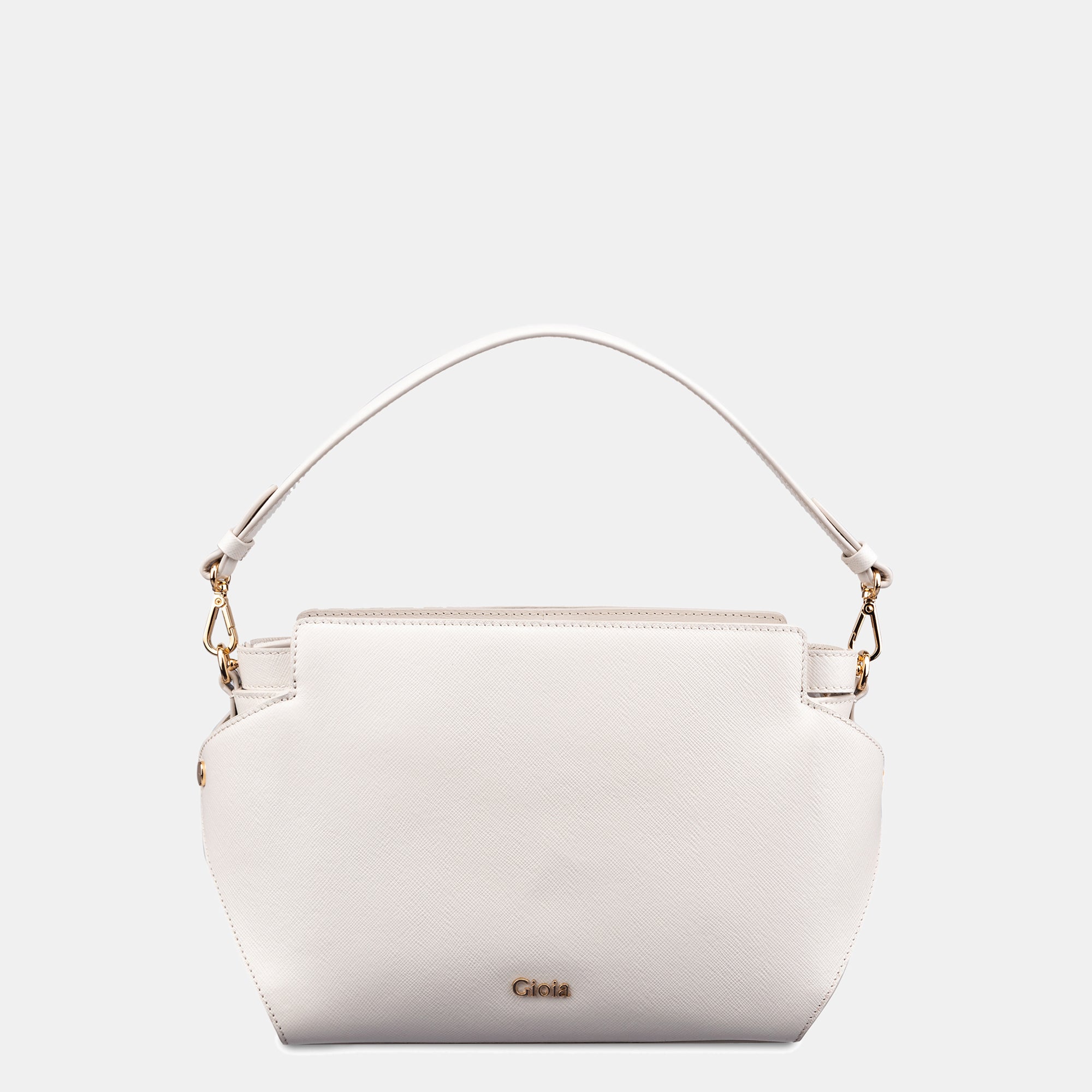 Valeria Medium Multiway Crossbody#Color_White