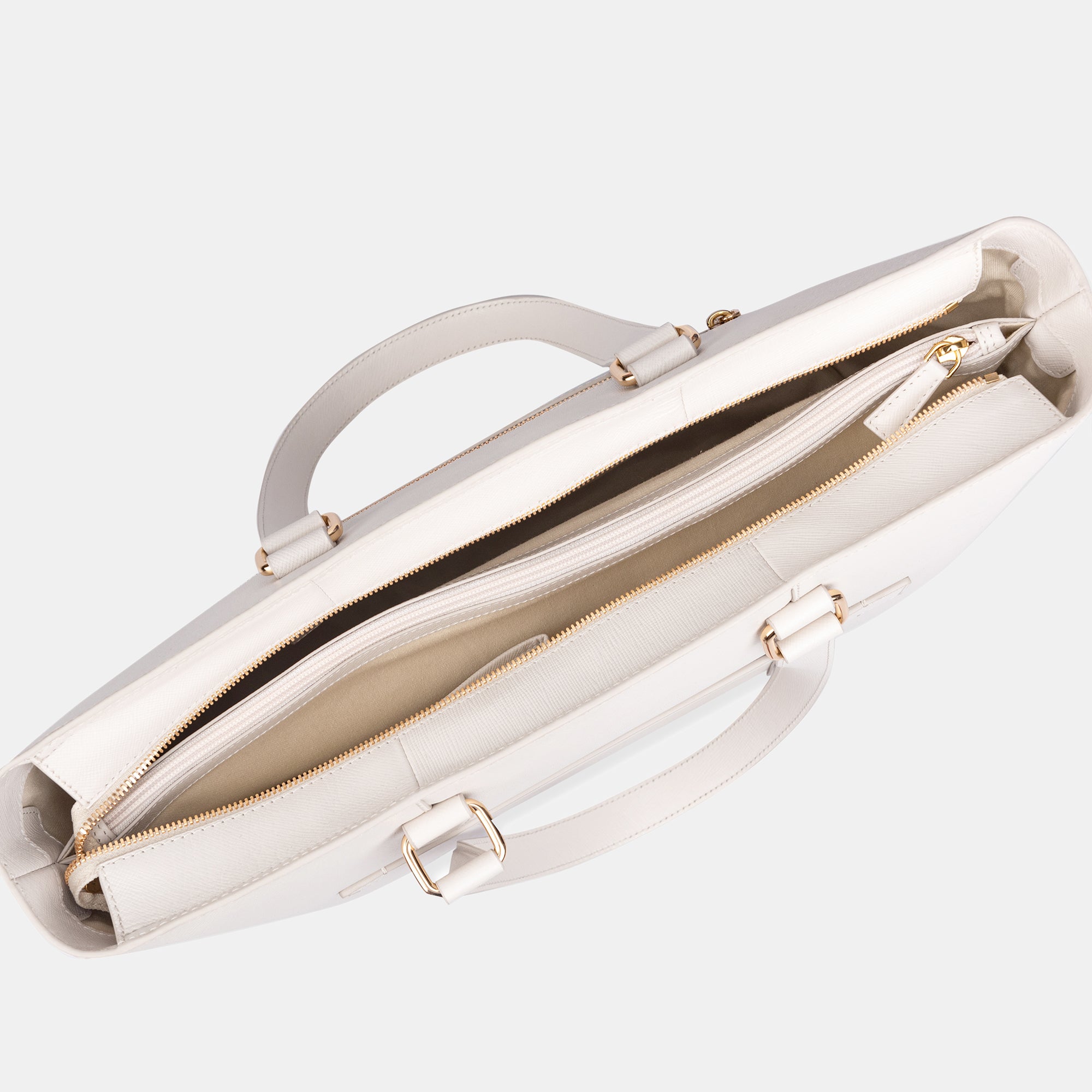 Valeria Grande Tote#Color_White