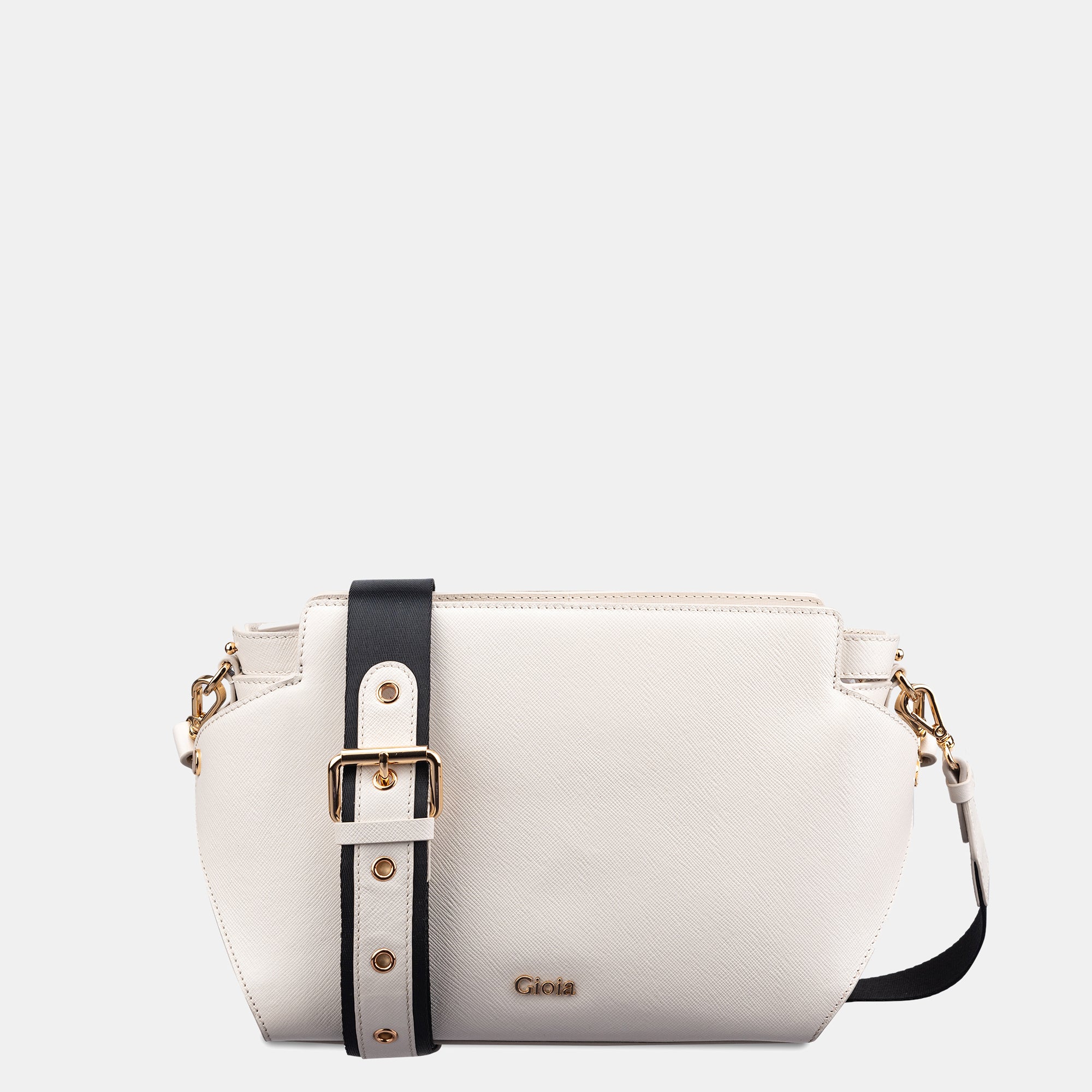 Valeria Medium Multiway Crossbody#Color_White