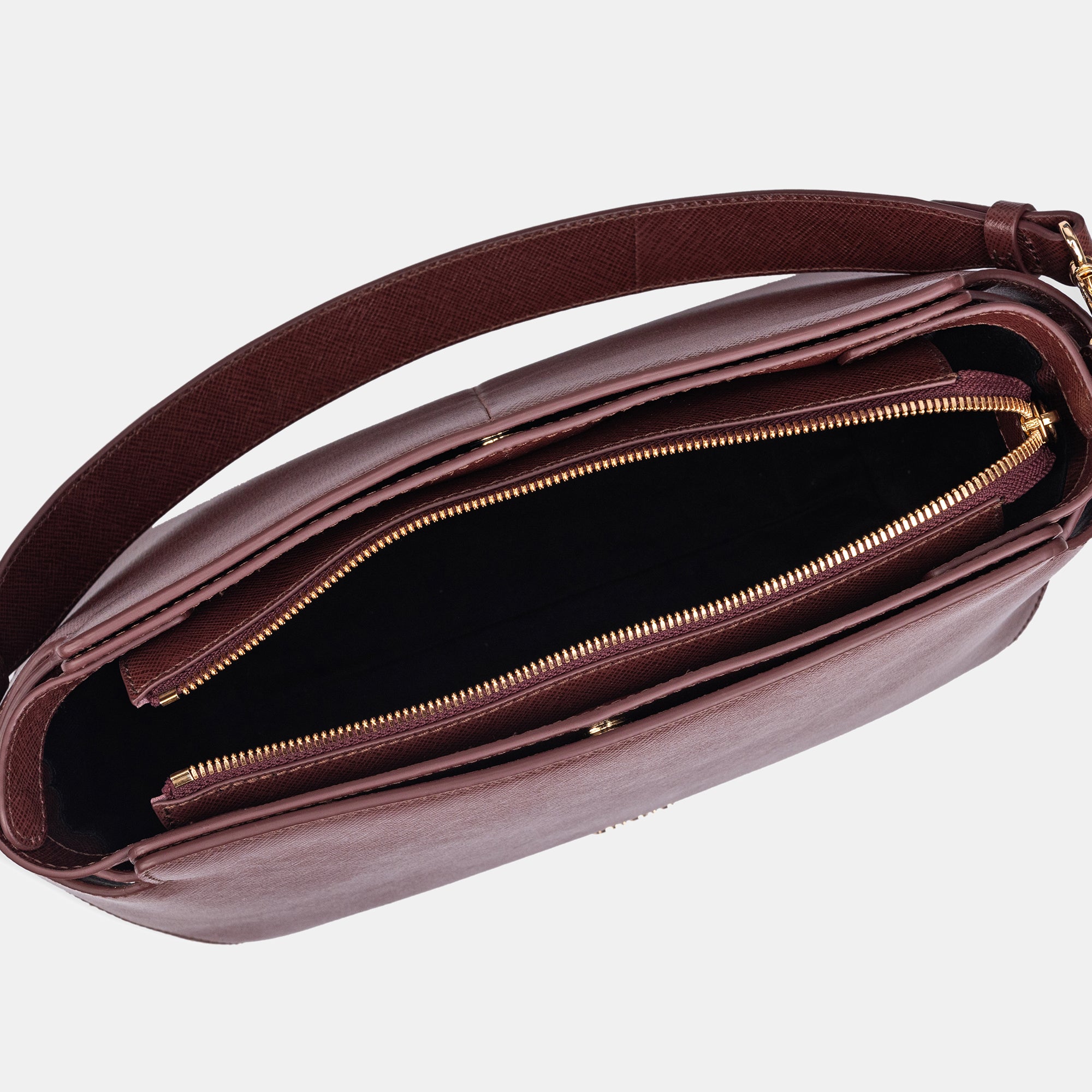 Valeria Medium Multiway Crossbody#Color_Brown