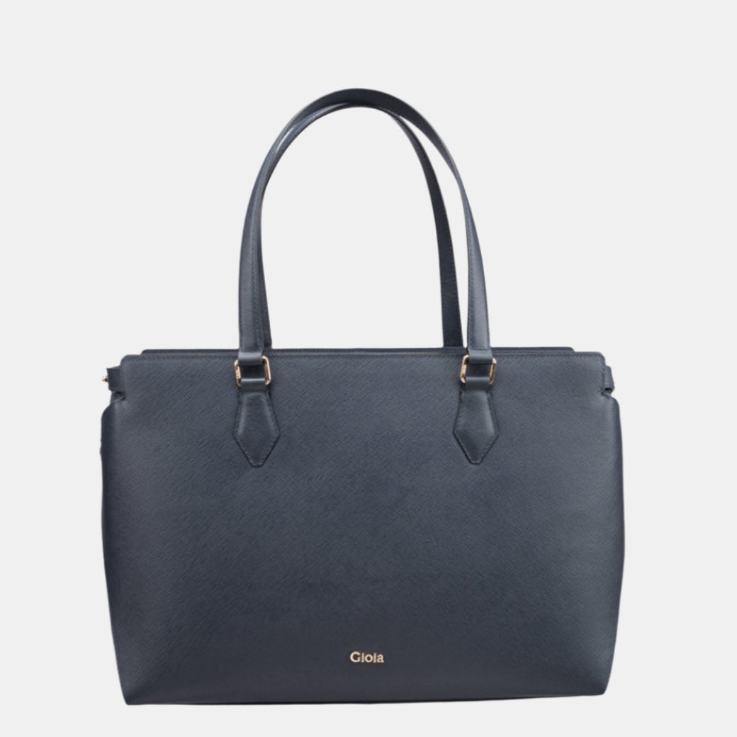 Valeria Grande Tote#Color_Navy