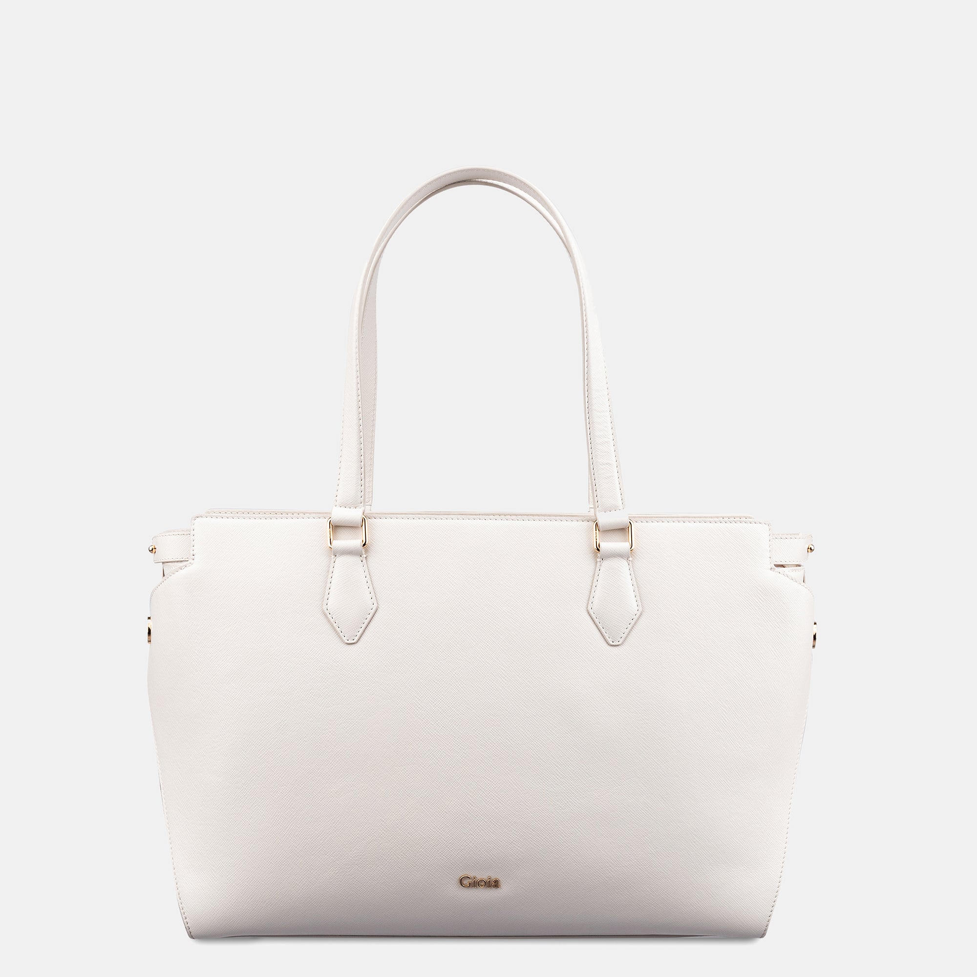 Valeria Grande Tote#Color_White
