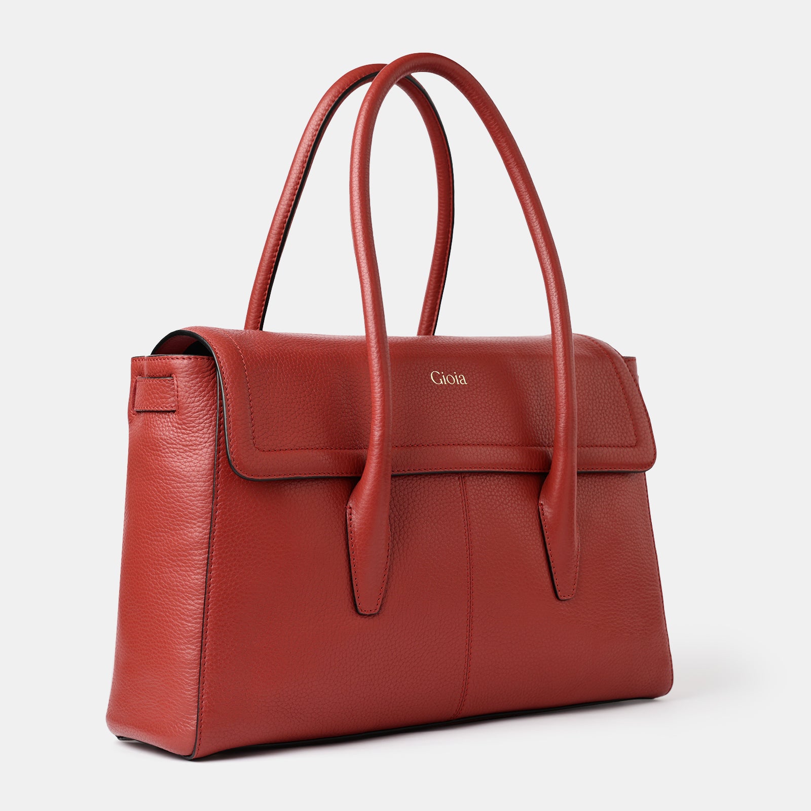 Anna Flapover Tote#Color_Red