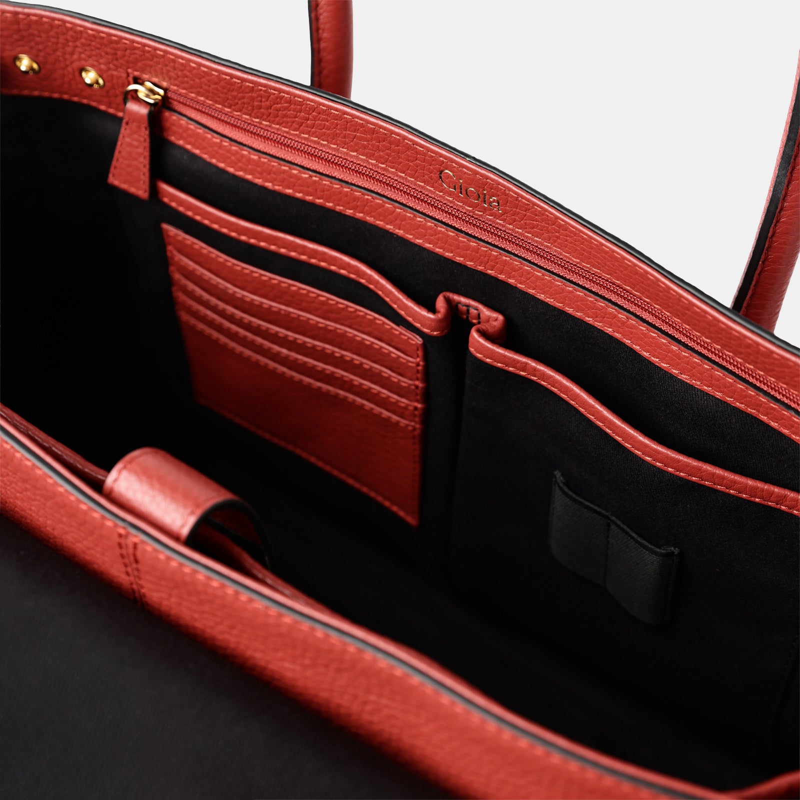 Anna Flapover Tote#Color_Red