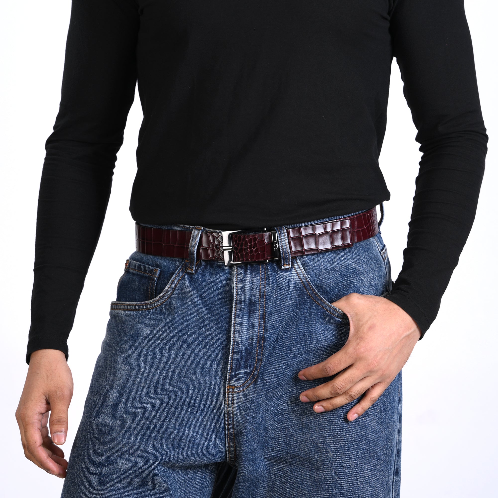 Louis Belt#Color_Maroon Brown