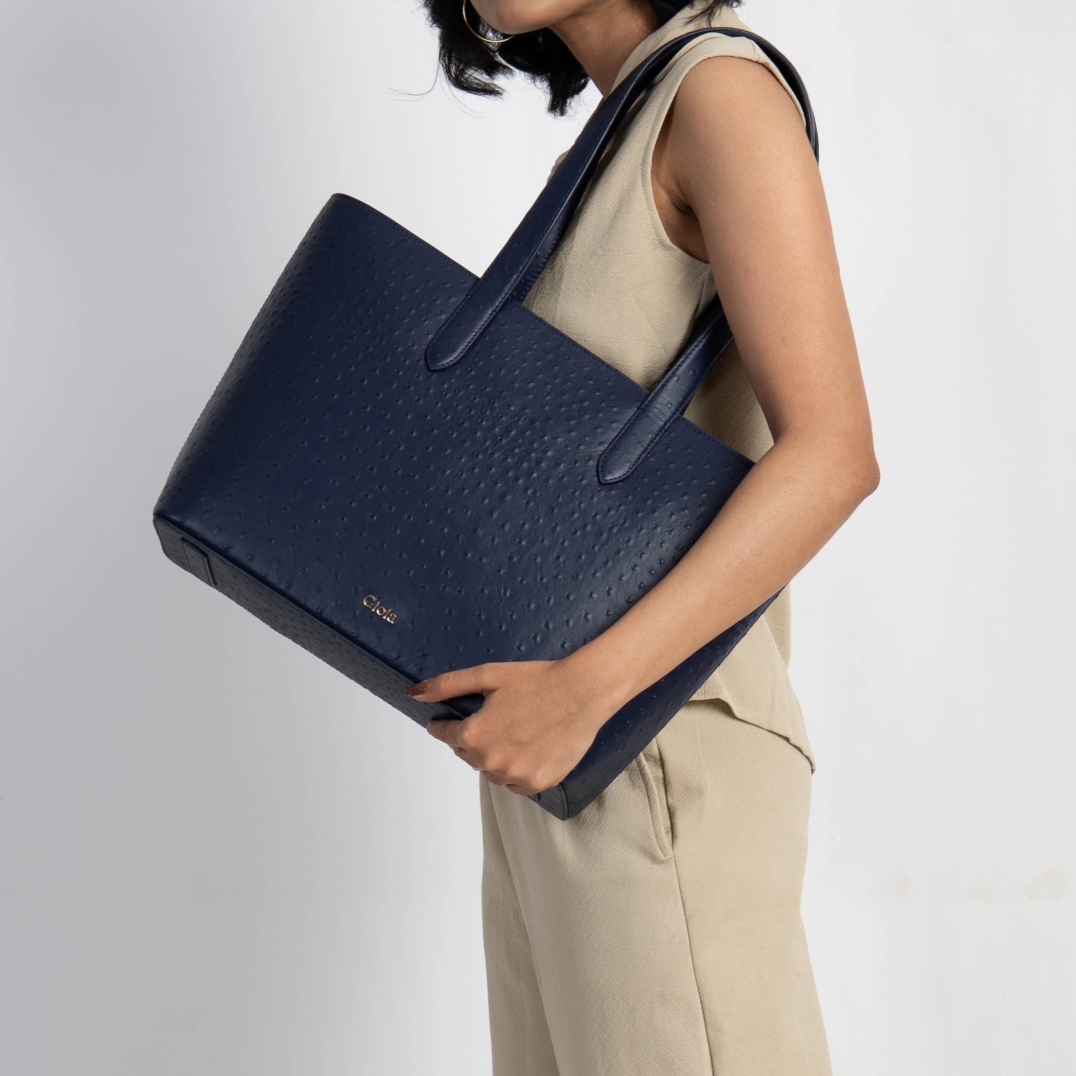 Renata OS Tote#Color_Navy