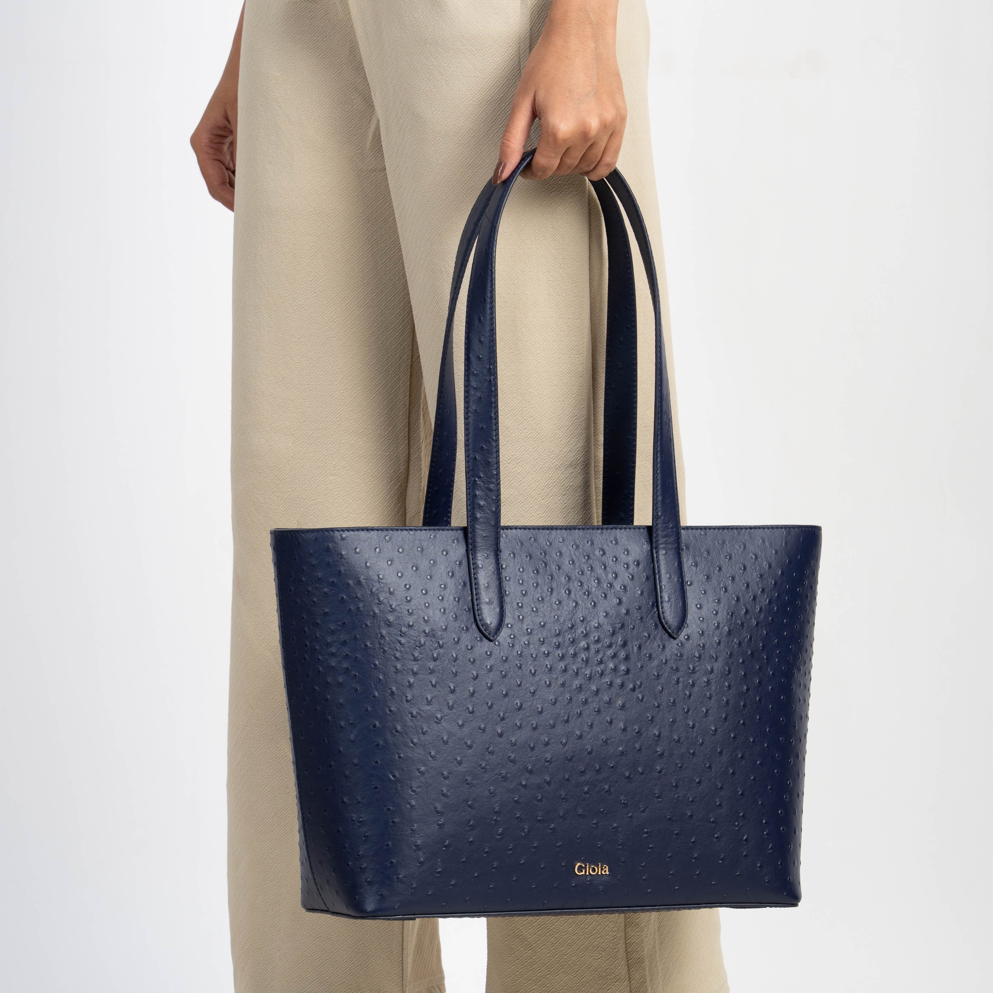 Renata OS Tote#Color_Navy