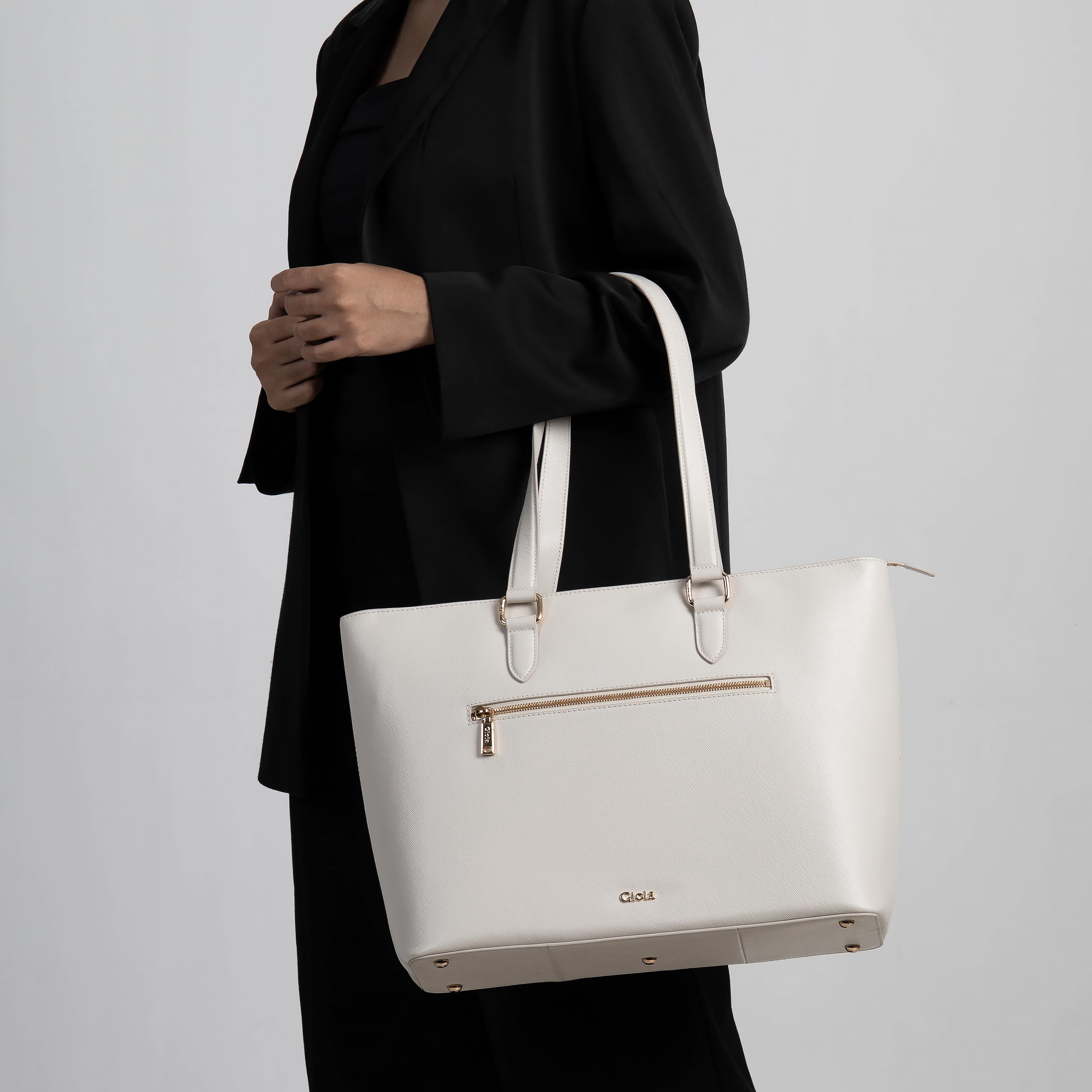 Valeria Work Bag#Color_White