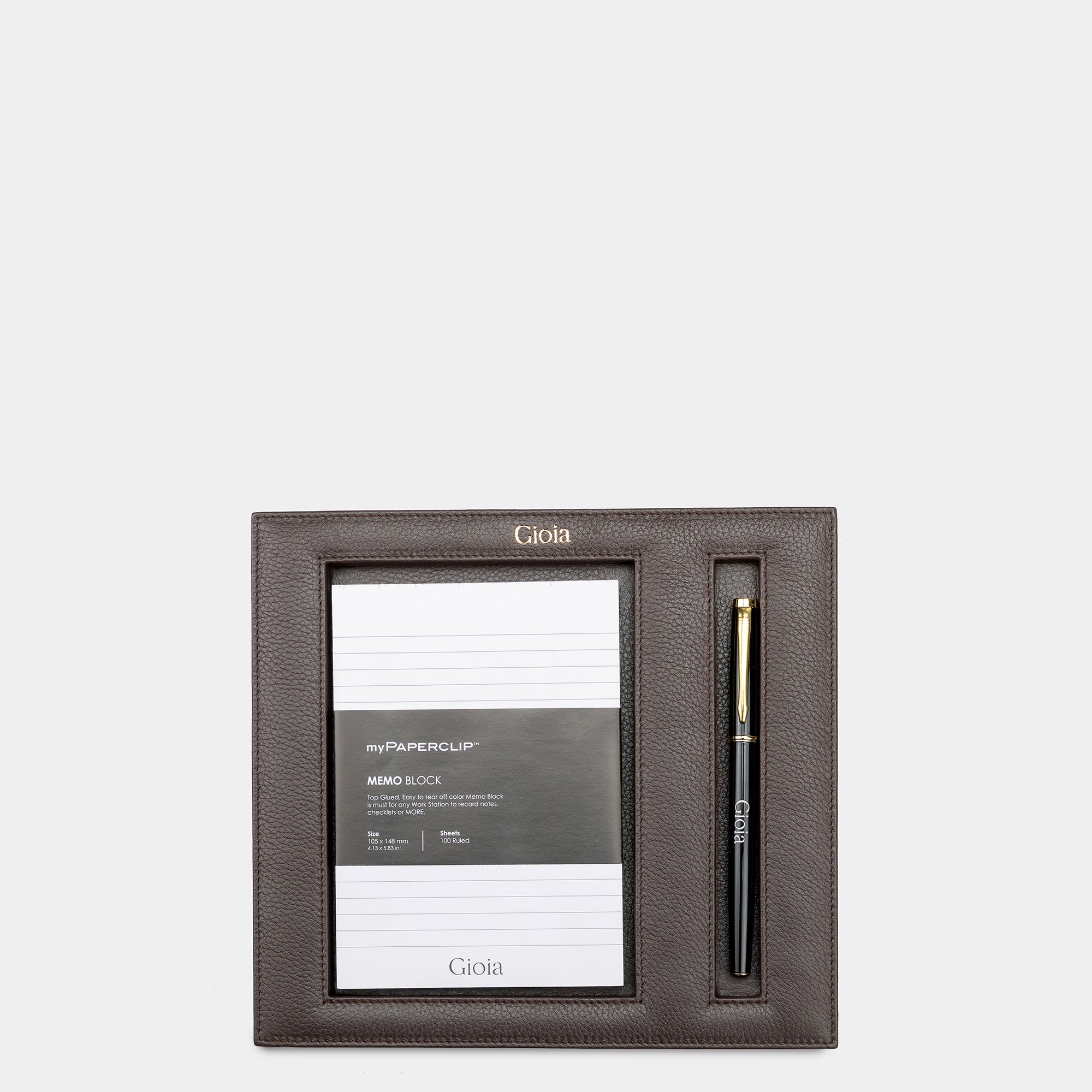 Oscar Notepad Holder#Color_Brown