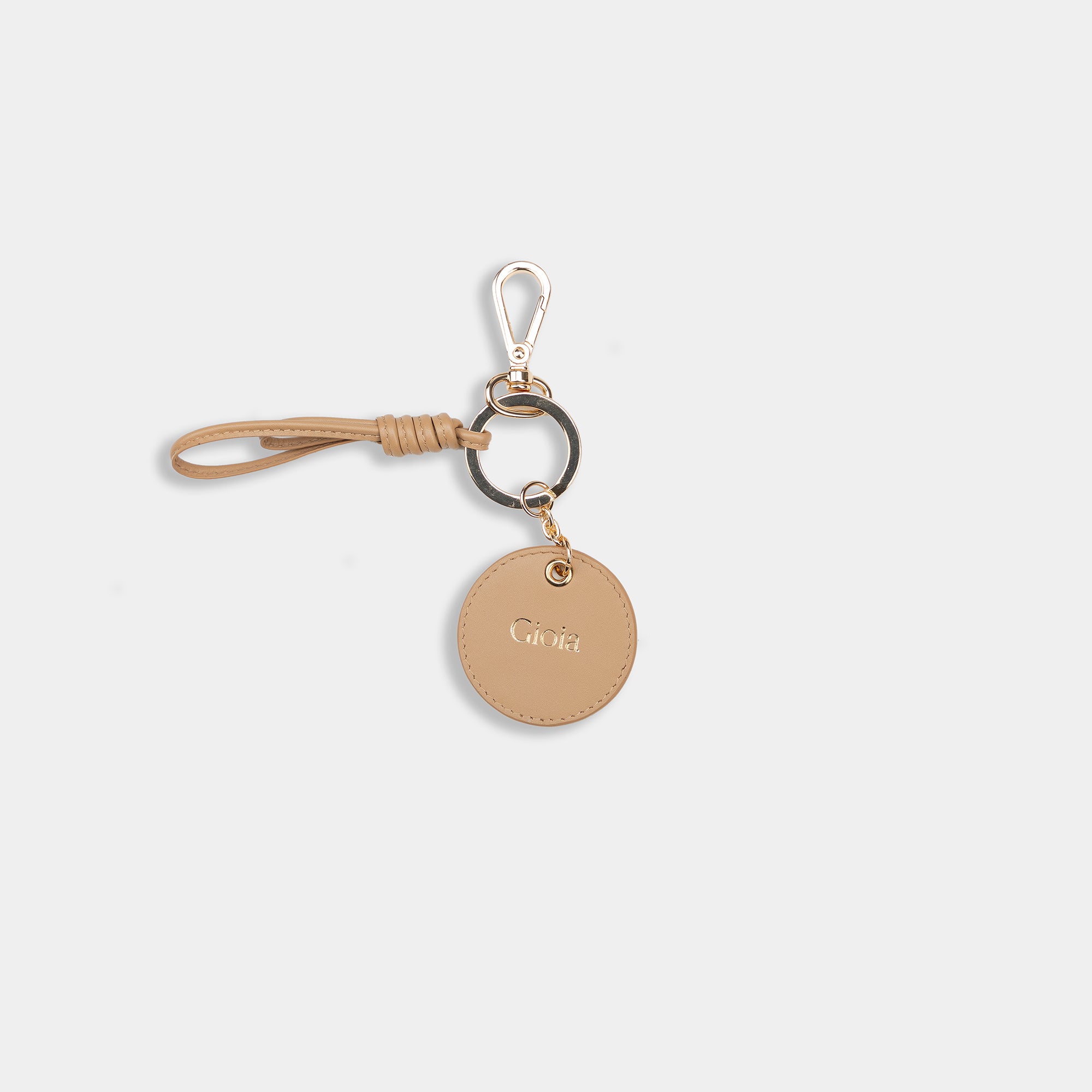 Lucy Keychain Charm#Color_Beige 