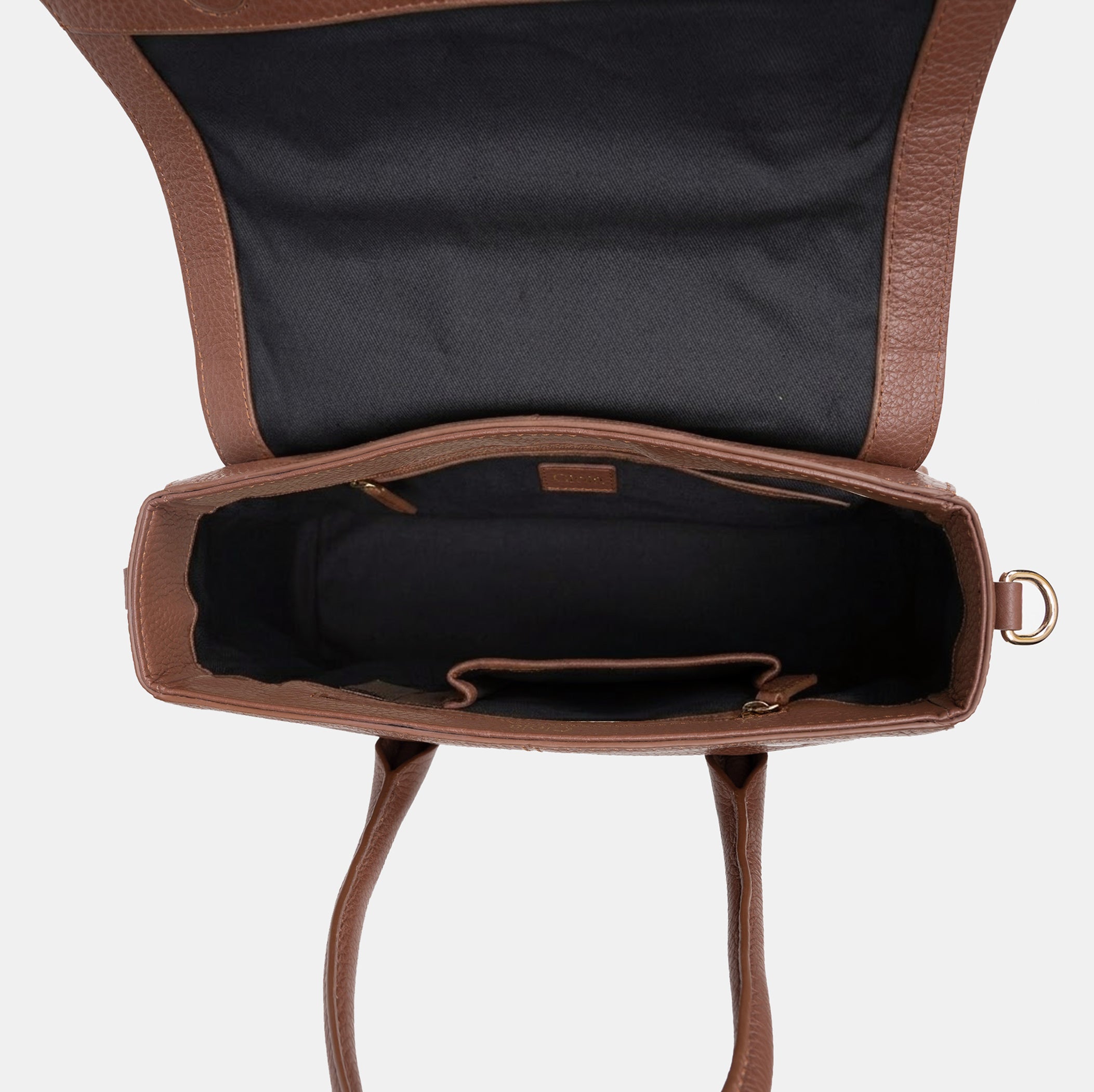 Anna Medium Leather Flapover Tote
