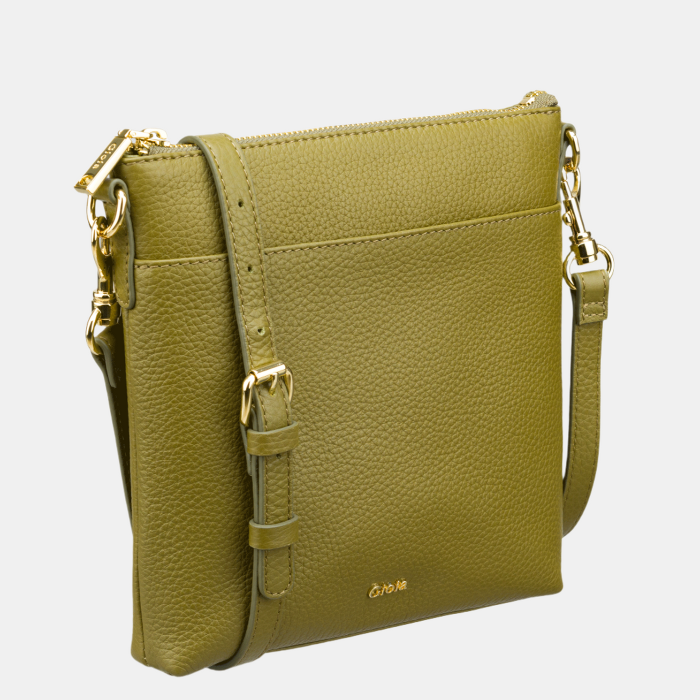 Olive top crossbody bag