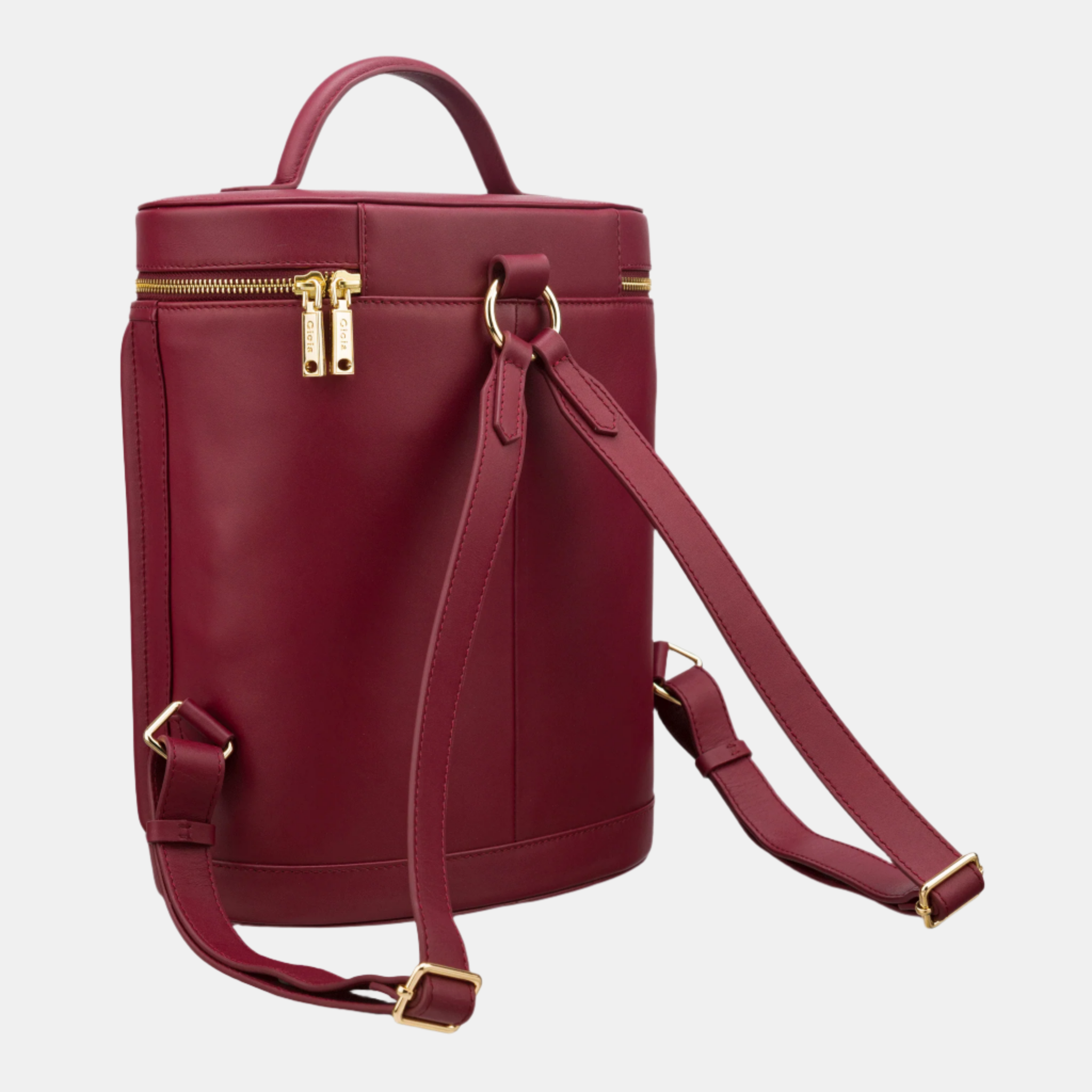 Drum Backpack#Color_Merlot