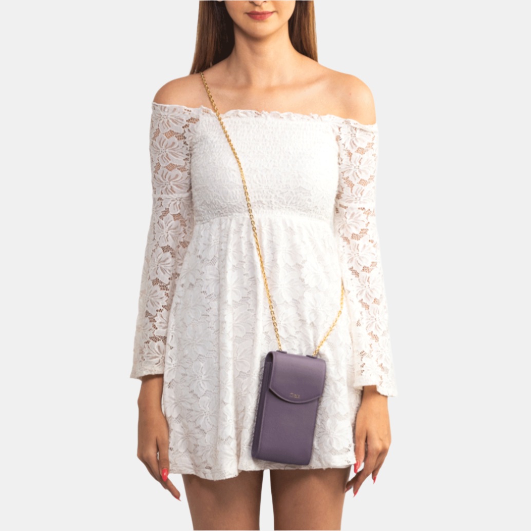 Sophie Phone Crossbody Bag#Color_Mauve