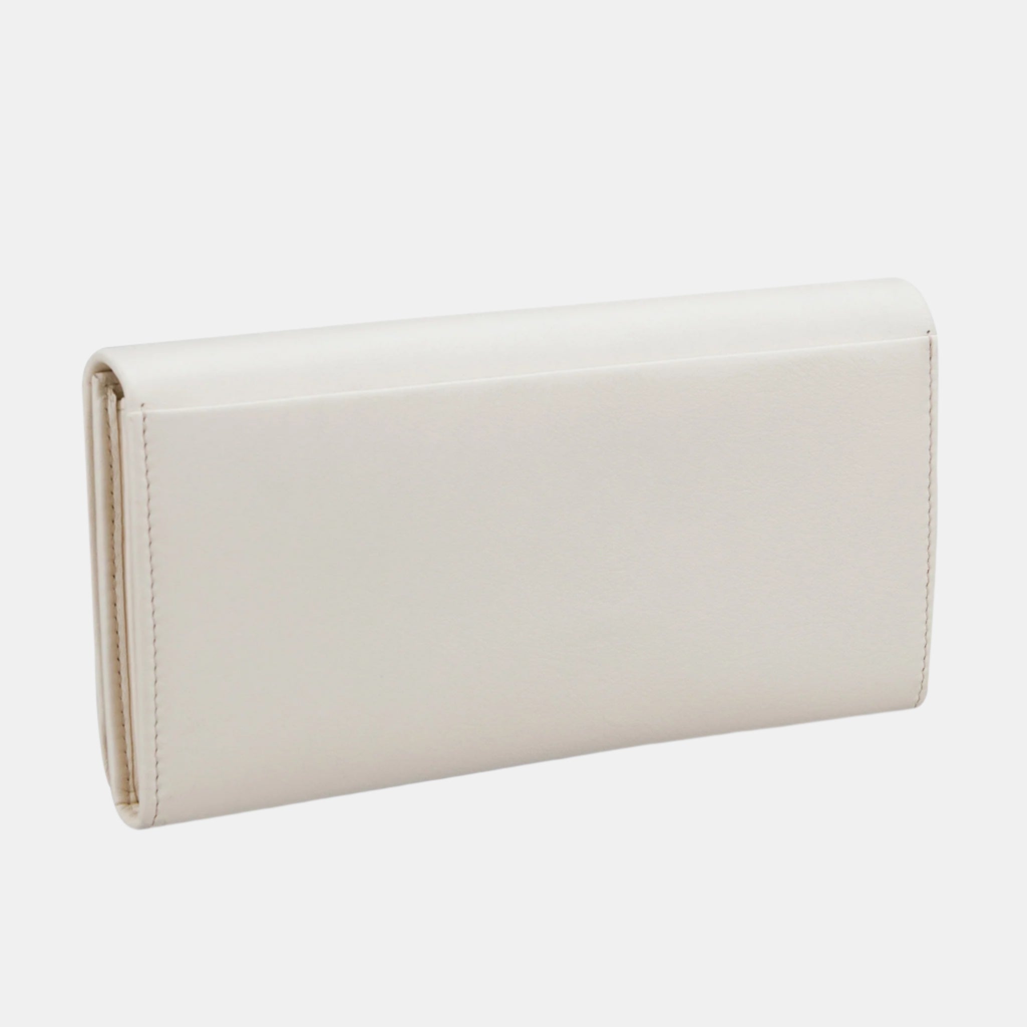 Felicita Flap-over Clutch#Color_Cream
