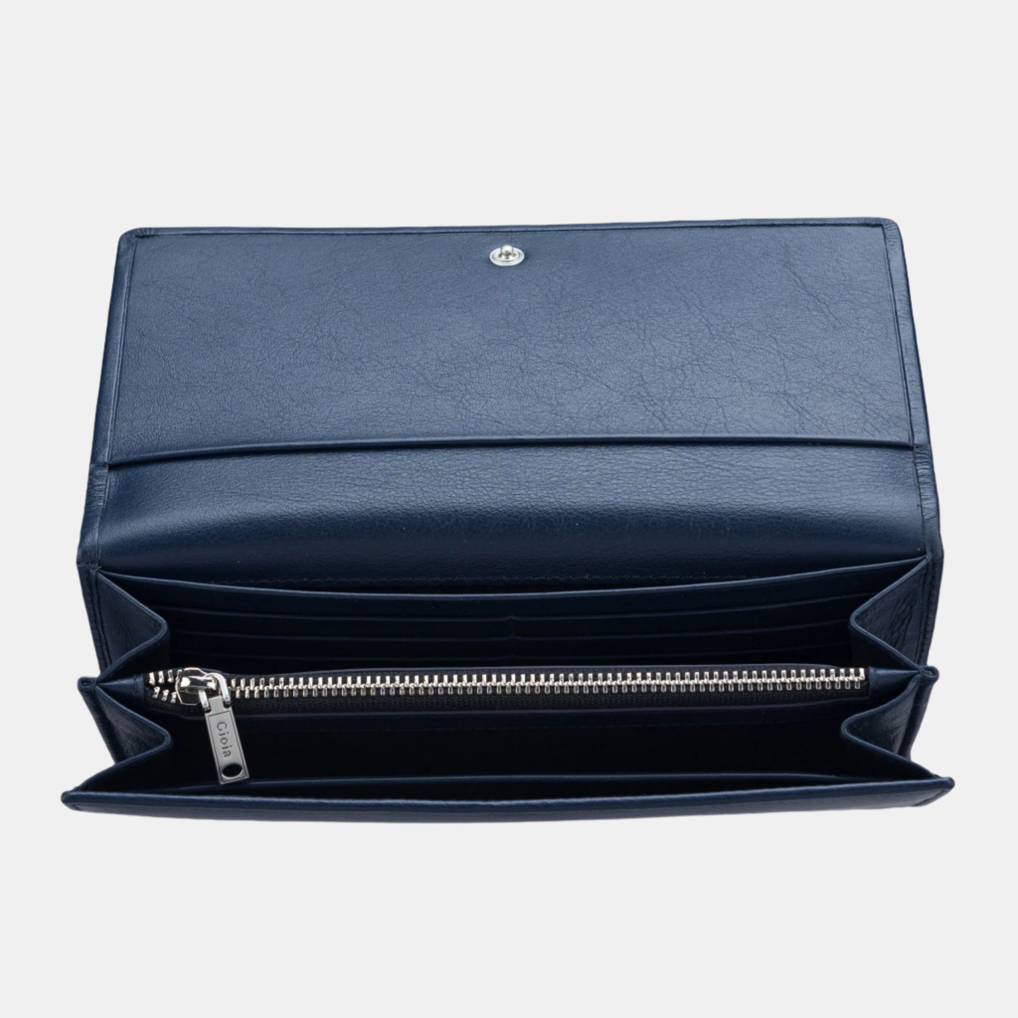 Felicita Flap-over Clutch#Color_Navy