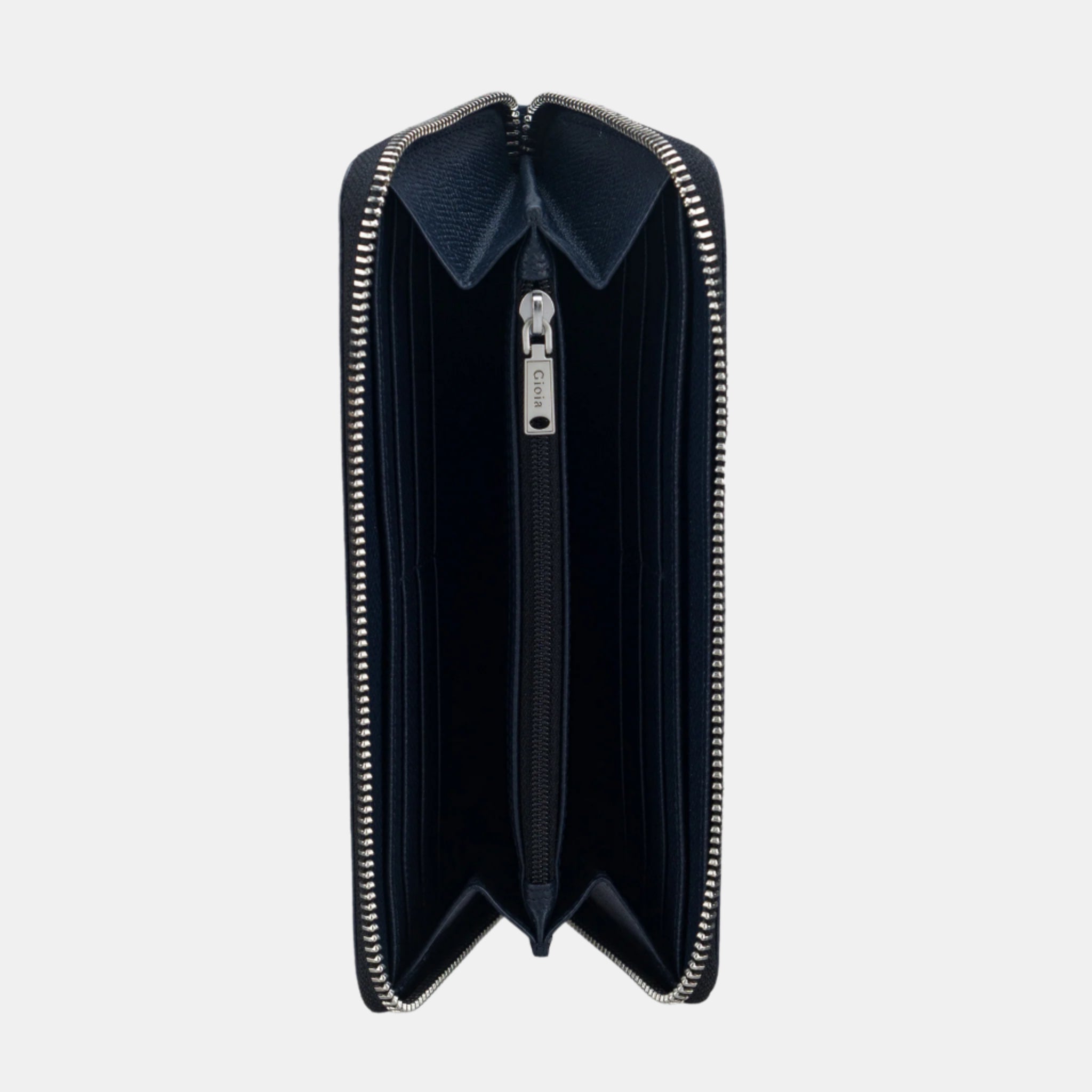 Evelina Zip-around Clutch#Color_Navy