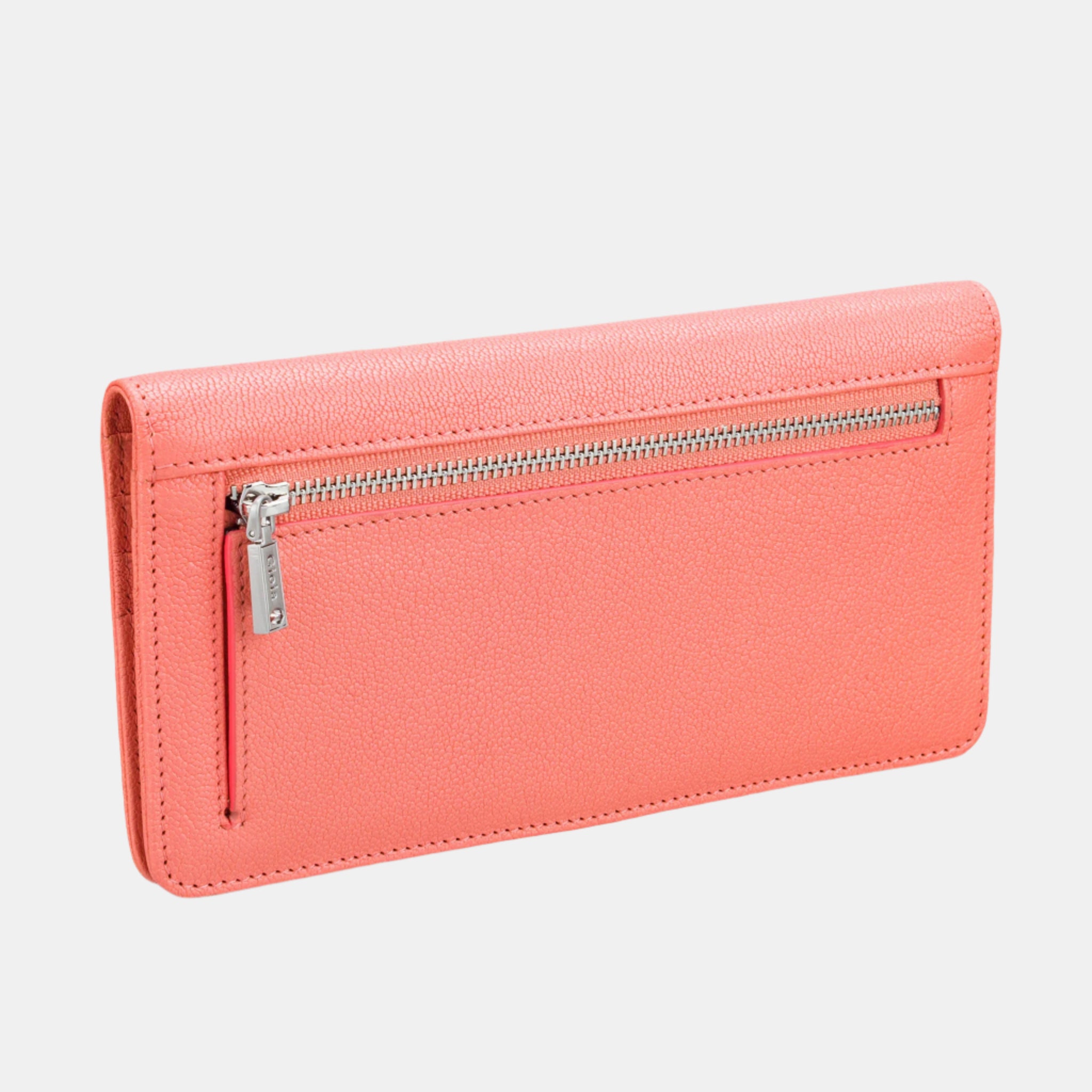 Evelina Flap-over Clutch#Color_Coral