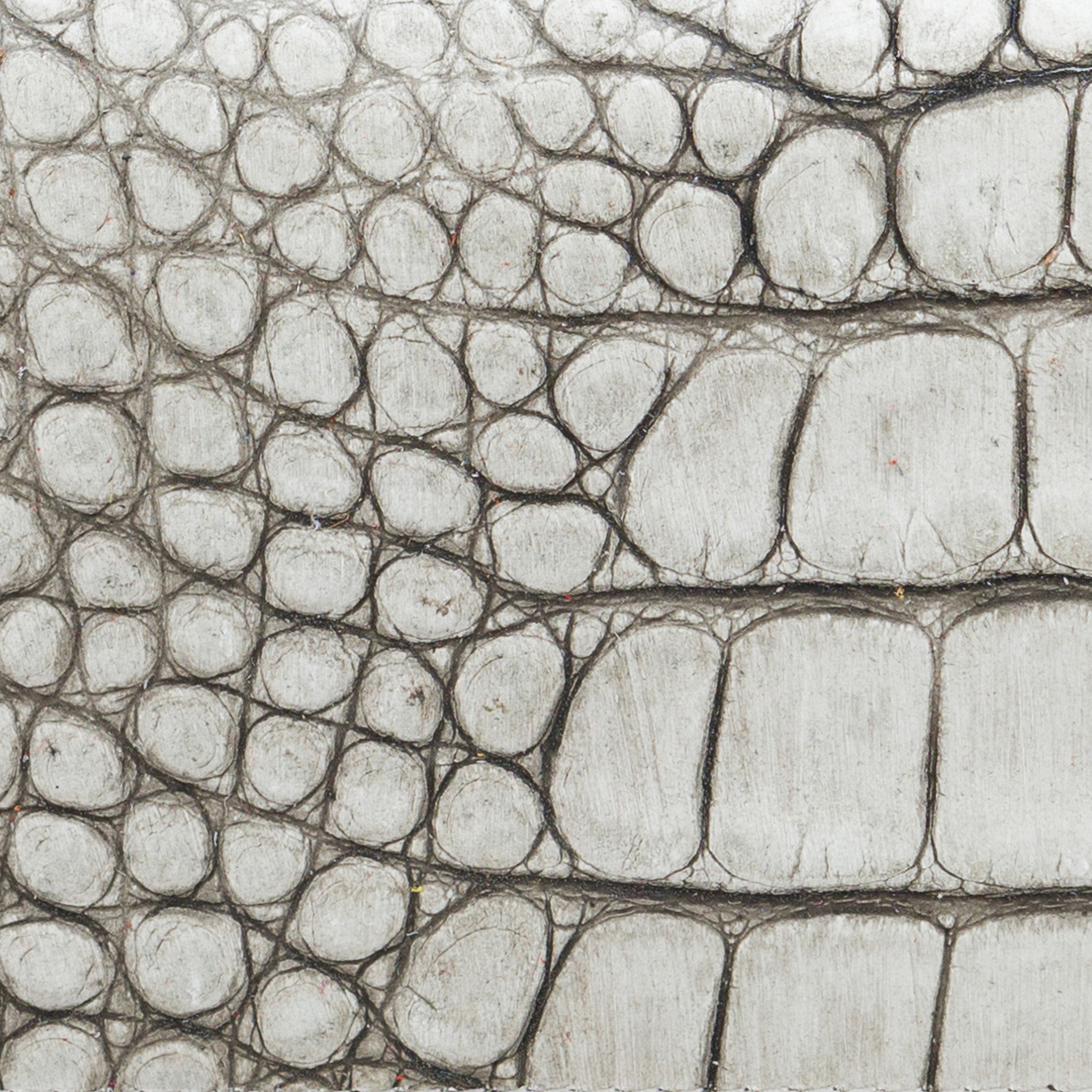 Lisa Croc Credit Card Case#Color_Snow White