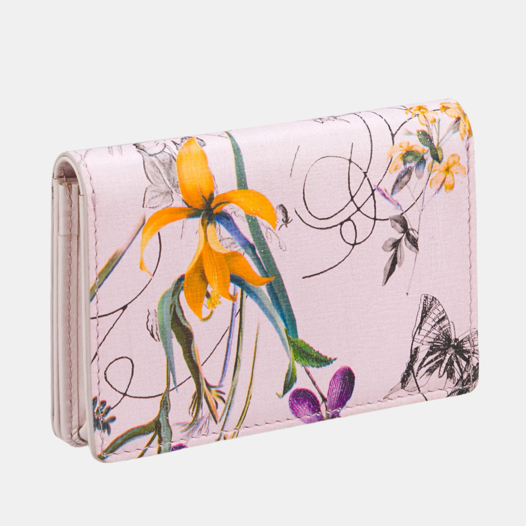 Liana Print Credit Card Case#Color_Cherry Blossom