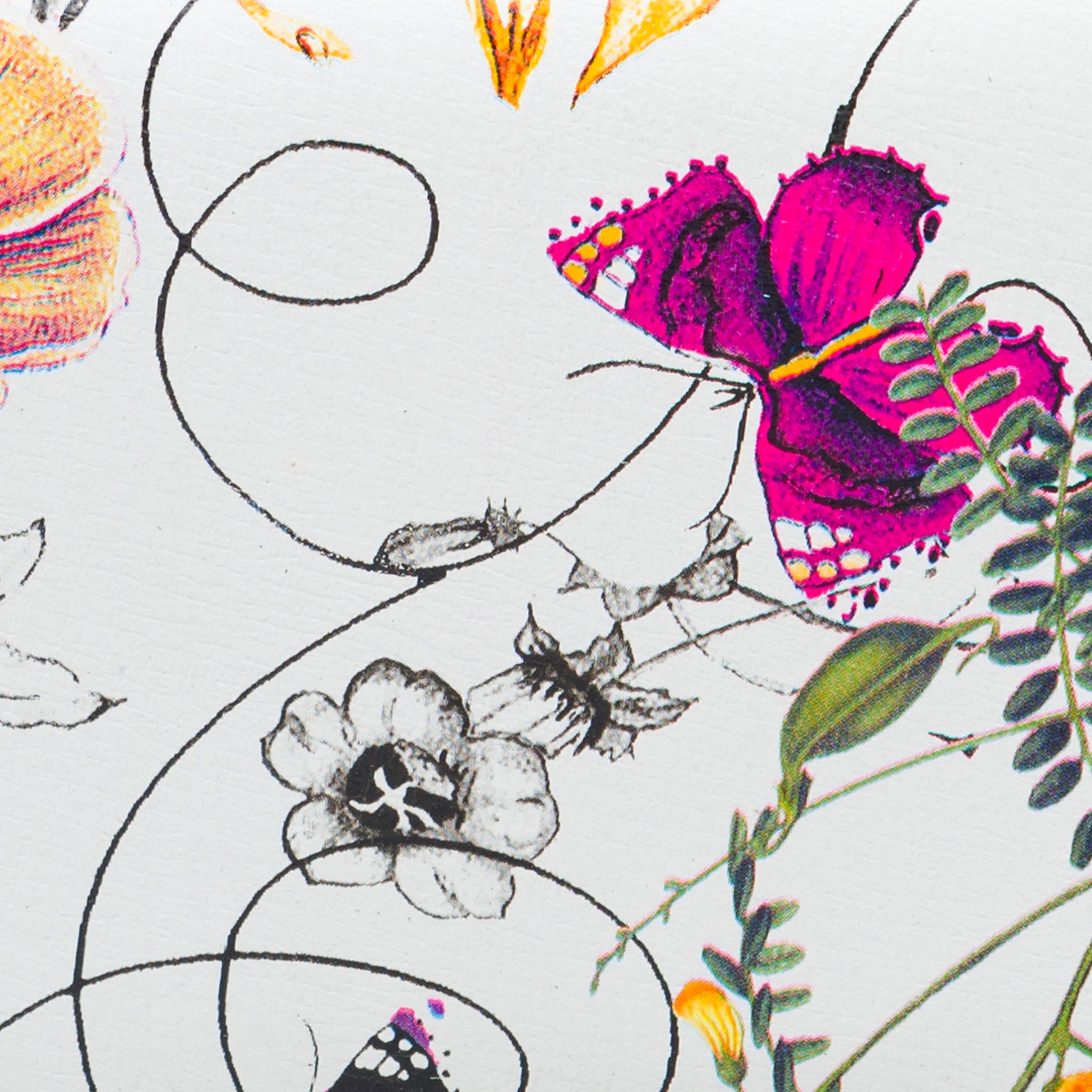 Liana Print Credit Card Case#Color_Snow White