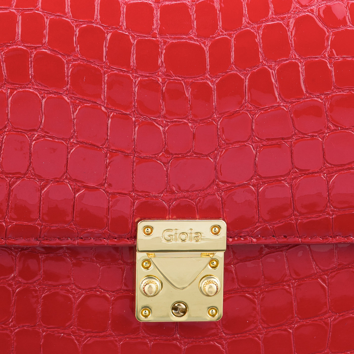 Karina Croc-Patent Bag