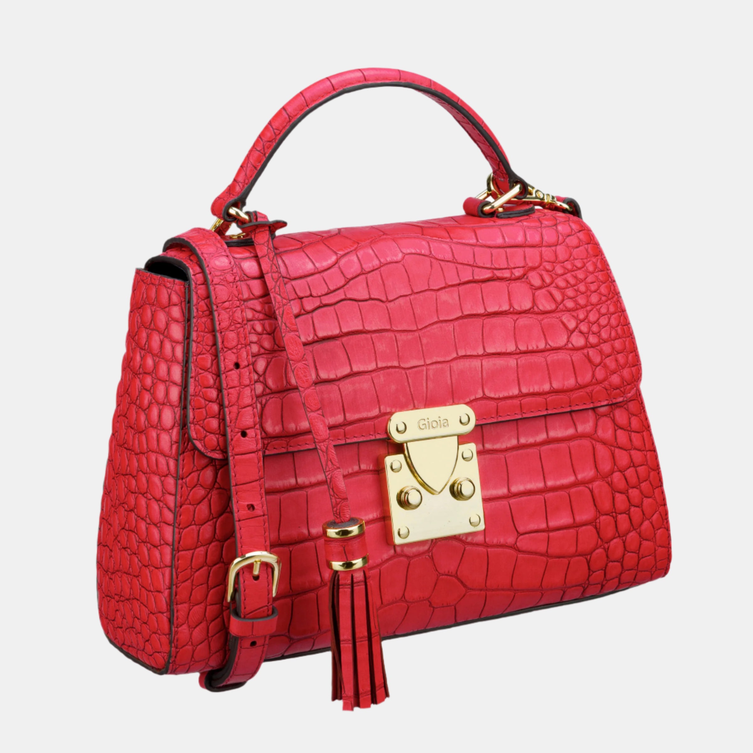 Maddie Medium Crossbody#Color_Red