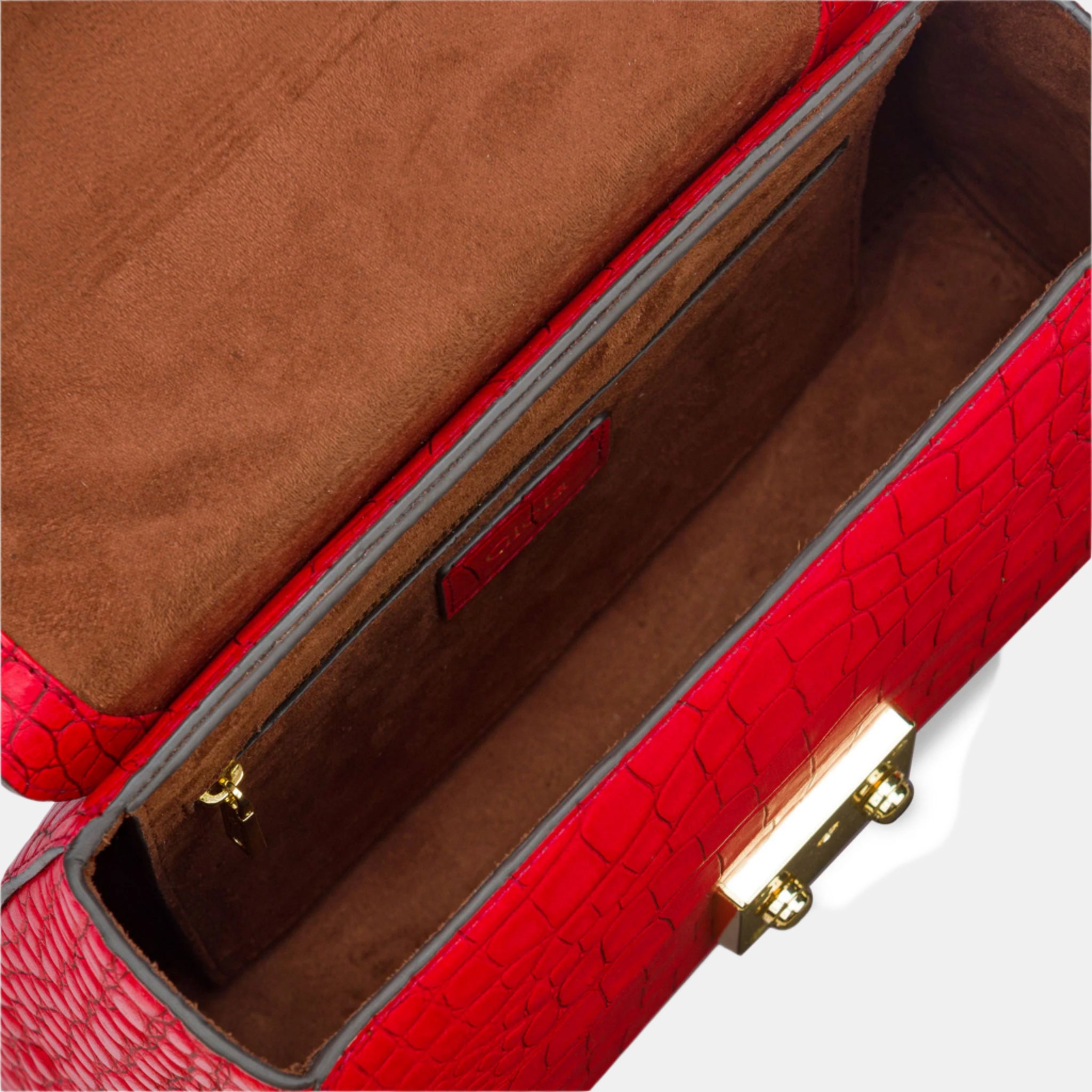 Maddie Medium Crossbody#Color_Red