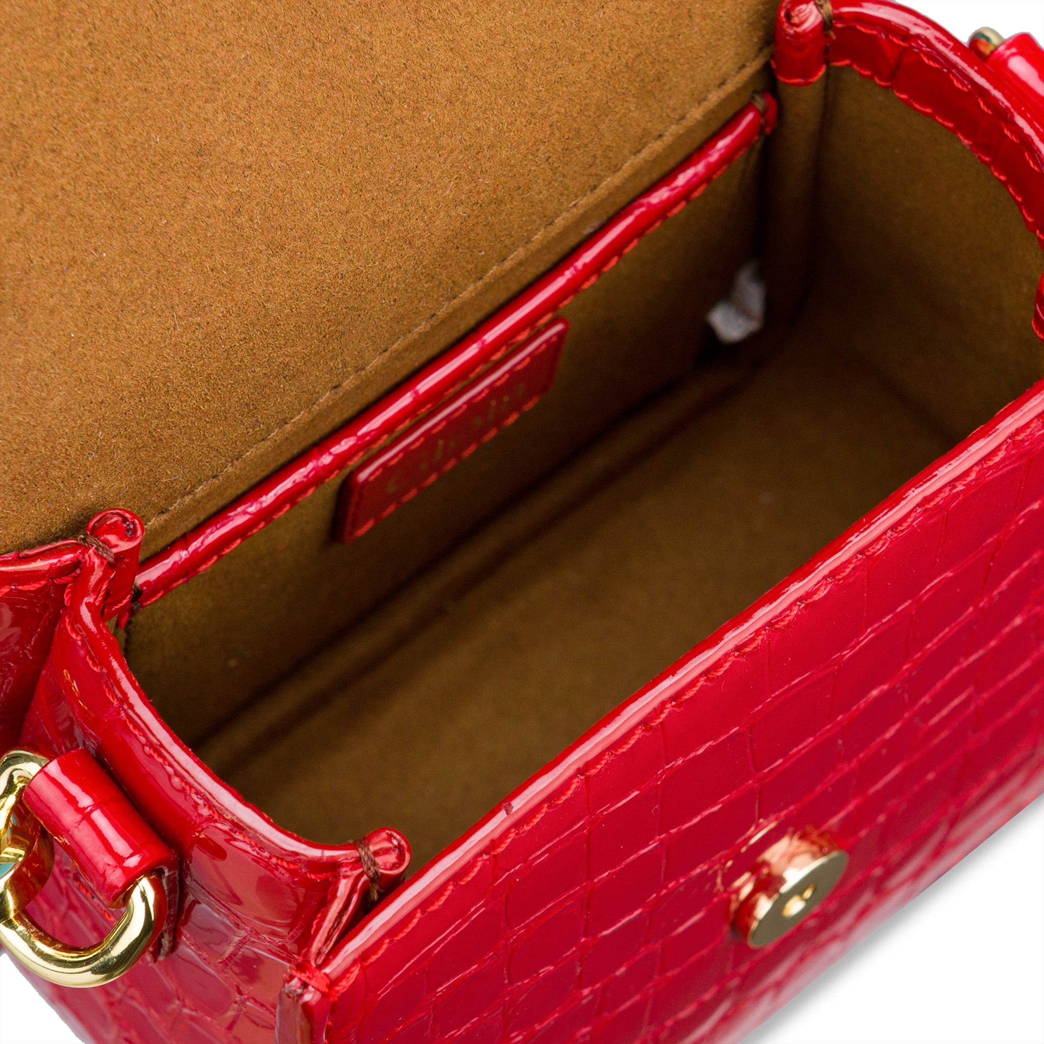 Santa XS Croc Mini Bag#Color_Red